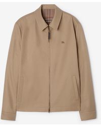 Burberry - Reversible Tropical Gabardine Bloomsbury Harrington Jacket - Lyst