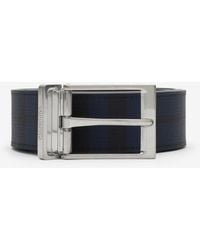 Burberry - Reversible Check Belt - Lyst