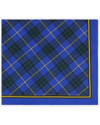 Burberry - Check Cotton Scarf - Lyst