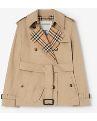 Burberry - Garbardine Lakefield Trench Jacket - Lyst