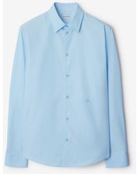 Burberry - Slim Fit Cotton Formal Shirt - Lyst