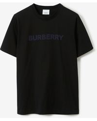 Burberry - T-shirt en coton à logo - Lyst