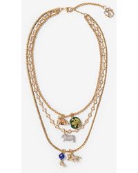 Burberry - Charm Triple Layer Necklace​ - Lyst