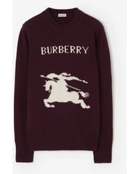 Burberry - Knight Wool Cashmere Sweater - Lyst