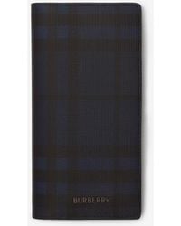 Burberry - City Check Continental Wallet - Lyst