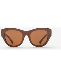 Burberry - Ekd Round Sunglasses - Lyst