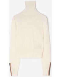Burberry - Wool Rollneck Sweater - Lyst
