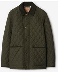 Burberry - Quilted Nylon Barn Jacket - Lyst