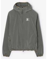 Burberry - Nylon Hooded Jacket - Lyst