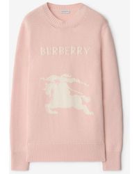 Burberry - Knight Wool Cashmere Sweater - Lyst