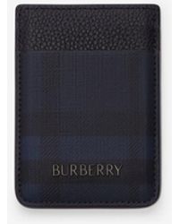 Burberry - City Check Magnetic Card Case - Lyst
