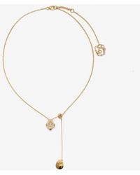 Burberry - Shield Pendant Necklace - Lyst