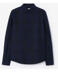 Burberry - Check Cotton Poplin Shirt - Lyst