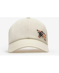 Burberry - Knight Tropical Gabardine Baseball Cap - Lyst