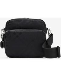 Burberry - Check Jacquard Pocket Crossbody Bag - Lyst