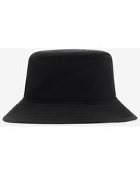Burberry - Reversible Gabardine Bucket Hat - Lyst