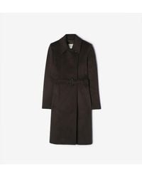 Burberry - Wool Cashmere Tailored Coat - Lyst