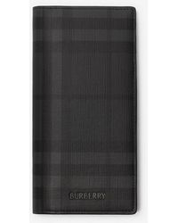 Burberry - City Check Continental Wallet - Lyst