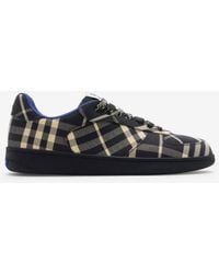 Burberry - Terrace Check Canvas Sneaker - Lyst