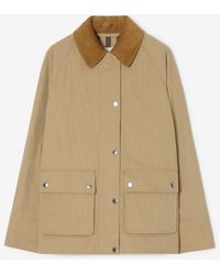 Burberry - Nylon Cotton Barn Jacket - Lyst