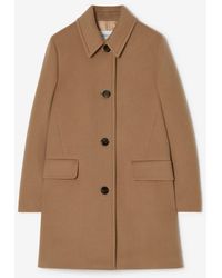 Burberry - Wool Cashmere Gosford Tailored Coat - Lyst