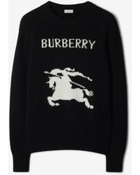 Burberry - Ekd Wool Cashmere Sweater - Lyst