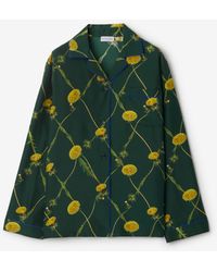 Burberry - Dandelion Silk Pyjama Shirt - Lyst