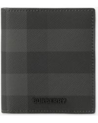 Burberry - Printed Leather Cardholder - Lyst