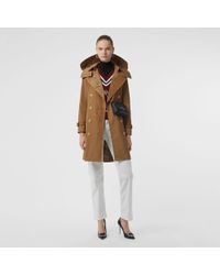 Burberry Trench en taffetas à capuche amovible - Neutre