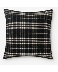 Burberry - Check Wool Cashmere Cushion - Lyst