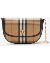 Burberry - Mini Highlands Chain Crossbody Bag - Lyst
