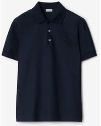 Burberry - Metal Knight Cotton Polo Shirt - Lyst