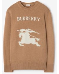 Burberry - Knight Wool Cashmere Sweater - Lyst