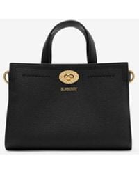 Burberry - Micro Cotswolds Check Tote - Lyst