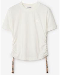 Burberry - Festival Cotton T-Shirt - Lyst