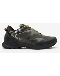 Burberry - Check And Mesh Discover Sneakers​ - Lyst