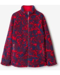 Burberry - Reversible Rose Fleece Jacket - Lyst