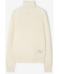 Burberry - Cashmere Turtleneck Sweater - Lyst