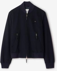 Burberry - Cashmere Bomber Jacket - Lyst