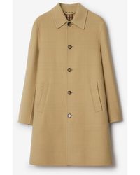 Burberry - Mid-Length Wool Car Coat - Lyst