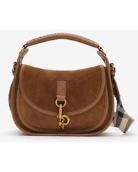 Burberry - Mini B Clip Messenger Bag - Lyst