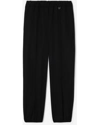 Burberry - Wool Jogging Pants - Lyst