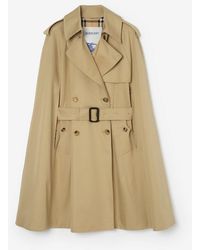 Burberry - Gabardine Belmont Trench Cape - Lyst