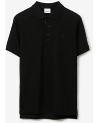 Burberry - Monogram Motif Cotton Piqué Polo Shirt - Lyst