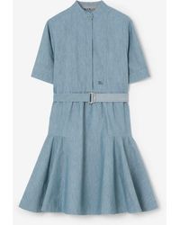 Burberry - Denim Dress - Lyst