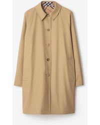 Burberry - Long Reversible Gabardine Car Coat - Lyst