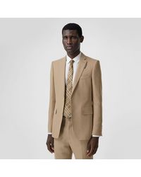 burberry technical wool military overcoat