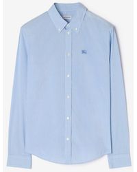 Burberry - Classic Fit Gingham Cotton Shirt - Lyst