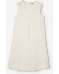 Burberry - Paisley Lace Shift Dress - Lyst
