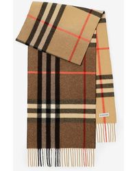 Burberry - Gradient Check Cashmere Scarf - Lyst